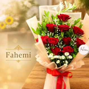 Red Rose & Tuberose Bouquet